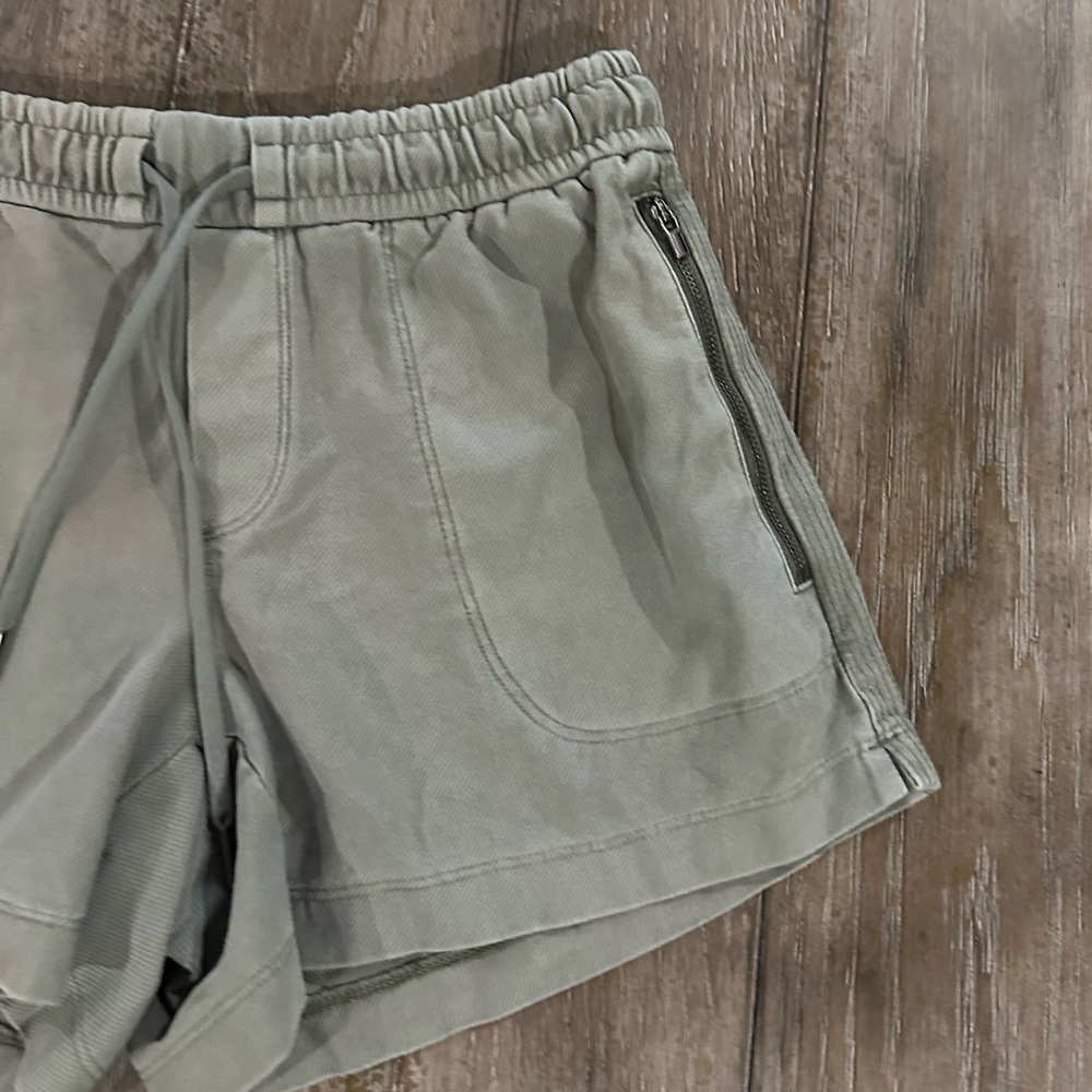 Athleta Sage Green Athletic Shorts - Picture 3 of 8